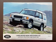 Original Land Rover New Discovery ES Press Photo ?Hi-tech Large Leisure 4WD'