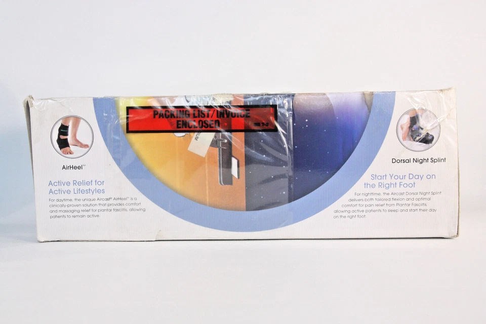 AirCast AirHeel y Kit de Cuidado de Férula Nocturna Dorsal - Alivio Redondo para Reloj Plantar Foto 4 de 4