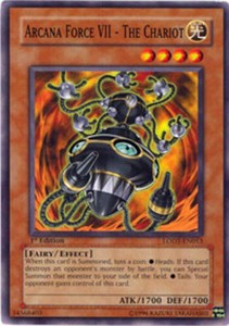 Arcana Force VII - The Chariot - LODT-EN013 - Common - 1st Edition x3 - Near Min
