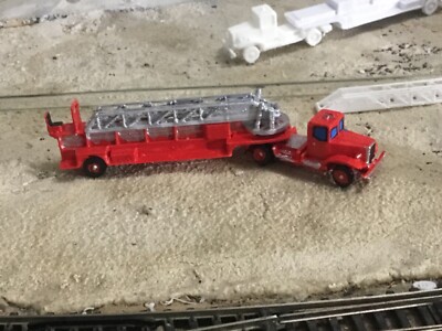 N Scale Fire Engine N Scale Fire Truck Engine Mack L Tiller Ladder Open cab 3d printed ...