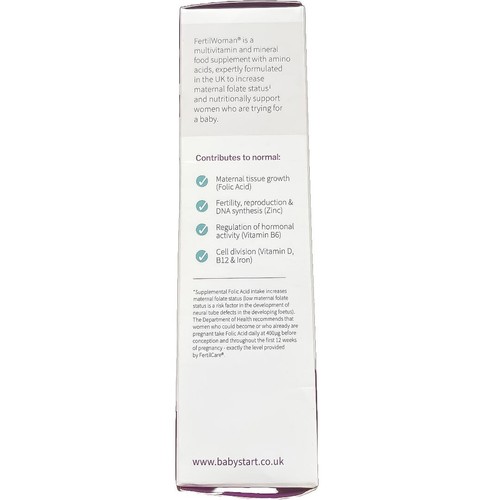 Fertility Vitamin Supplements Male & Female Packs - 60 Tablets One Month Supply - Picture 4 of 9