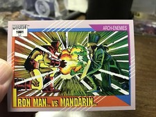 1991 MARVEL UNIVERSE SERIES TWO # 118 Iron-man/Mandrain