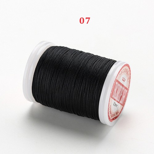 0.5mm Round Waxed Thread for Leather Craft Sewing Polyester Cord Wax Strings - Picture 9 of 34