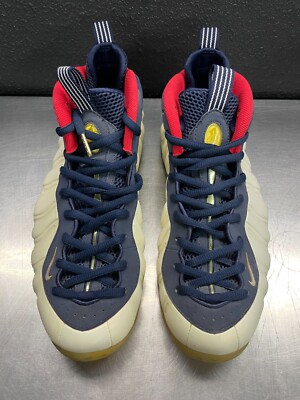 Nike Air Foamposite One PRM Olympic Sneaker 575420 400 Size 12
