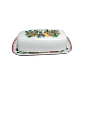 R.H. Macy Co., Inc~ All the Days of Christmas~Butter dish with Lid~Holiday Decor