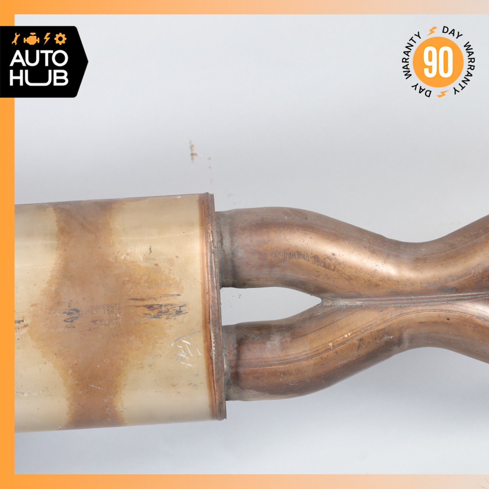 14-20 Maserati Ghibli SQ4 M157 X-pipe Exhaust Pipe Left & Right Side Set OEM 41k