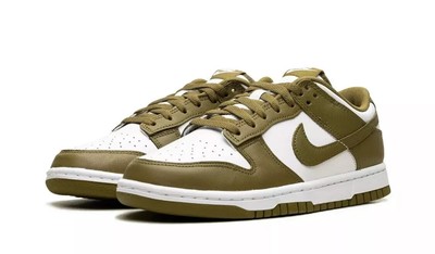 NEW Nike Dunk Low Retro White Green Athletic Men's Shoes DV0833-105 Size 13