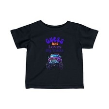 Baby Loves Big Trucks Infant Fine Jersey Tee