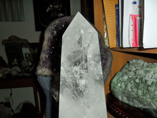 Crystal Quartz Point Reiki Healing, Spiritual Beautiful & Exceptional 12" Tall - Bild 4 von 12