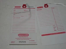 Repair Service Tags Reinforced Eyelets Wire Ties Durable PRINTED IN USA