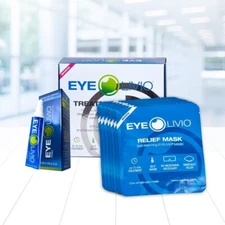 EYELIVIO Dry Eye Care Pack: 1 5gr Ointment, 7 Self-Heated Steam Masks