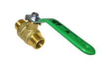 1 PC. 3/4" MALE BALL VALVE, LEAD FREE BRASS, FULL PORT, 600 WOG-WATER, OIL, GAS