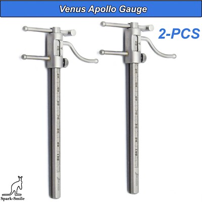 Dental Venus Apollo Gauge Prosthodontics VDO Ruler Manual Dentistry Instruments