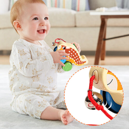 1pc Handmade Wooden Pull Toy Dinosaur Push and Pull Along Toy for Kids Toddlers - Picture 12 of 14