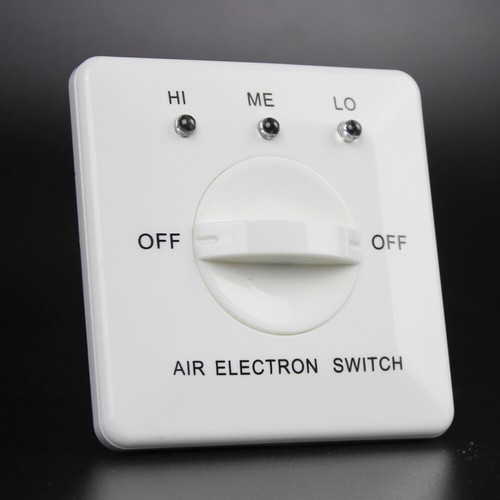 Wall Switch Fan Control Switch Three-speed Controller Air Conditioning Switch - Photo 2/11