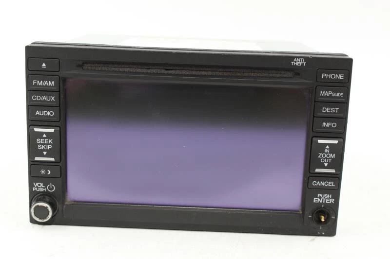 Info-GPS-TV Screen Display Navigation Dash Mounted 2013-15 HONDA CR-Z OEM #17720 - Image 4 of 4