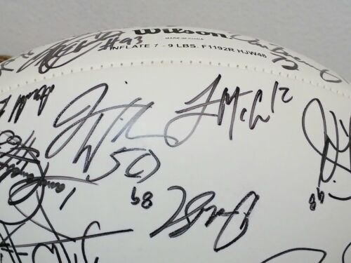 2007 Tampa Bay Buccaneers Team Signed 36 Autographs on Wilson THE DUKE Football - Picture 13 of 19