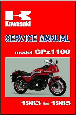 KAWASAKI Supplement Manual ZX1100 GPz1100 1983 1984 and 1985 KAWASAKI Supplement Manual ZX1100 GPz1100 1983 1984 and 1985