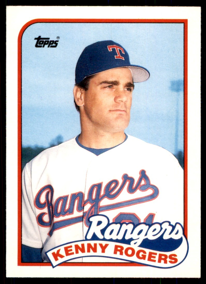 1989 Topps Traded Kenny Rogers RC Texas Rangers #104T
