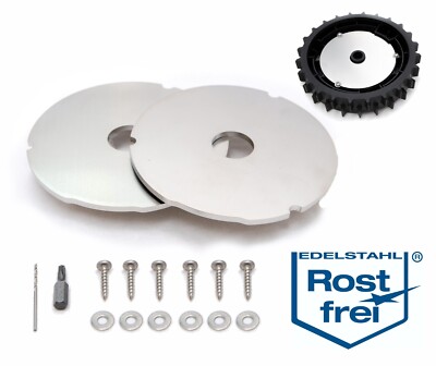 Radgewichte aus Edelstahl 2er Set passend für WORX Landroid S M L Mähroboter