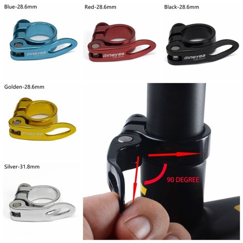 28.6/30.2/31.8/34.9mm Aluminium Alloy MTB Bike Seatpost Clamp Quick Release Part - Picture 2 of 24