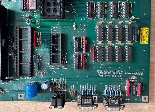 Płyta główna AMIGA 2000 rev 6.3, płyta bez chipów, działa - Zdjęcie 13 z 13