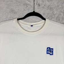 ADER Men Shirt A3 White Logo Short Sleeve Round Neck Regular Fit Tee