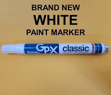 NEW Diagraph GP-X MSP Classic Industrial Xylene Paint Pen Marker - White