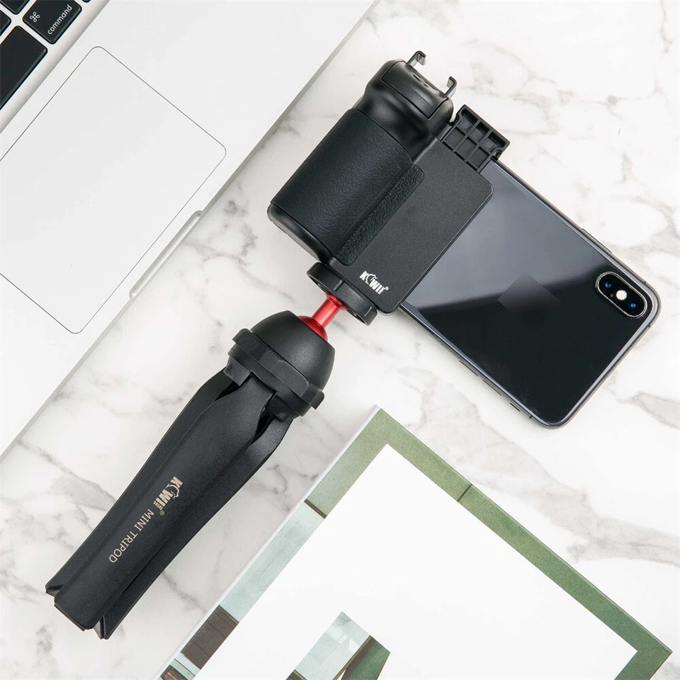 Phone DSLR-Like Hand Grip Bluetooth Remote Control for iPhone Huawei+Mini Tripod - Image 2 of 4