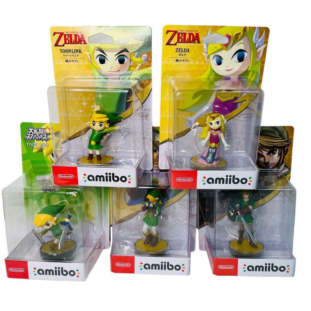 Amiibo 5 Piece Set The Legend Of Zelda Link Princess | eBay