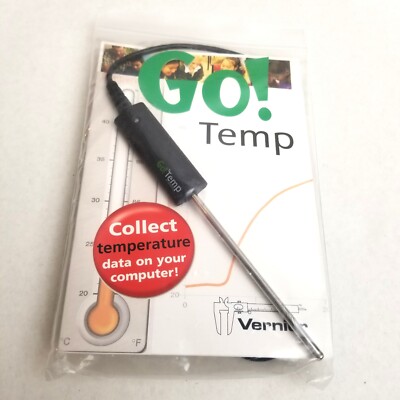 Vernier Go! Temp USB Temperature Probe NEW Collect Temp Data On Your Computer