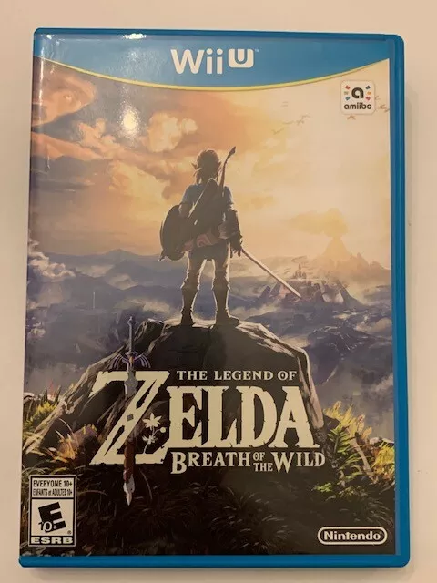 The Legend of Zelda: Breath of the Wild Wii U - 1st Print - Error 7 Controllers