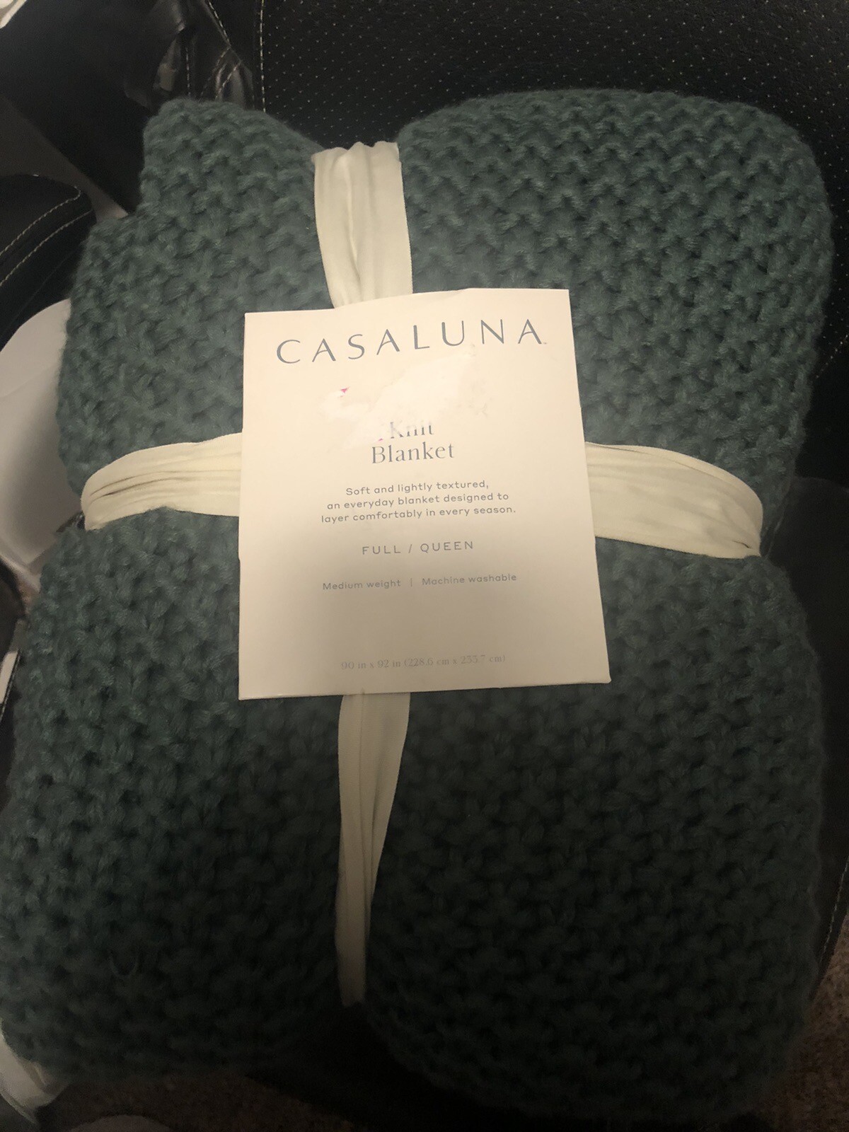 New Casaluna Knit Blanket F/Q eBay