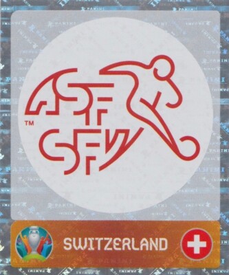 Panini Sticker Fußball EM Euro 2020 Tournament 2021 Nr. 44 Switzerland Logo Bild