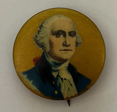 George Bread 1896 George Washington Advertisement Pin Finest Bread Regans Finest ...