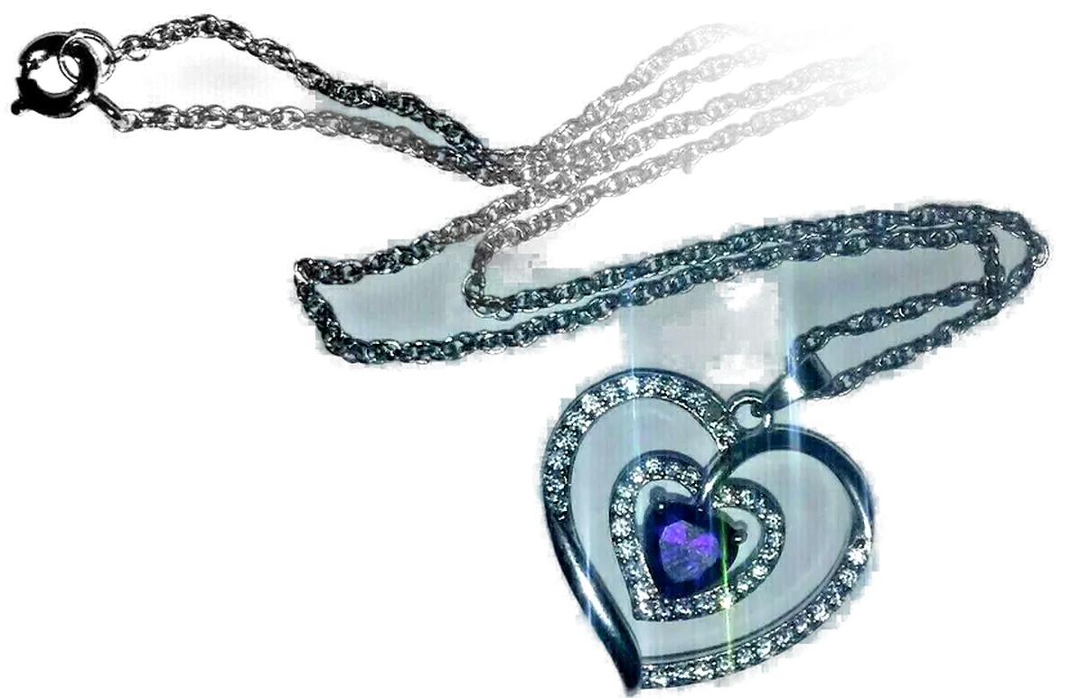 Sun br cheap heart necklace