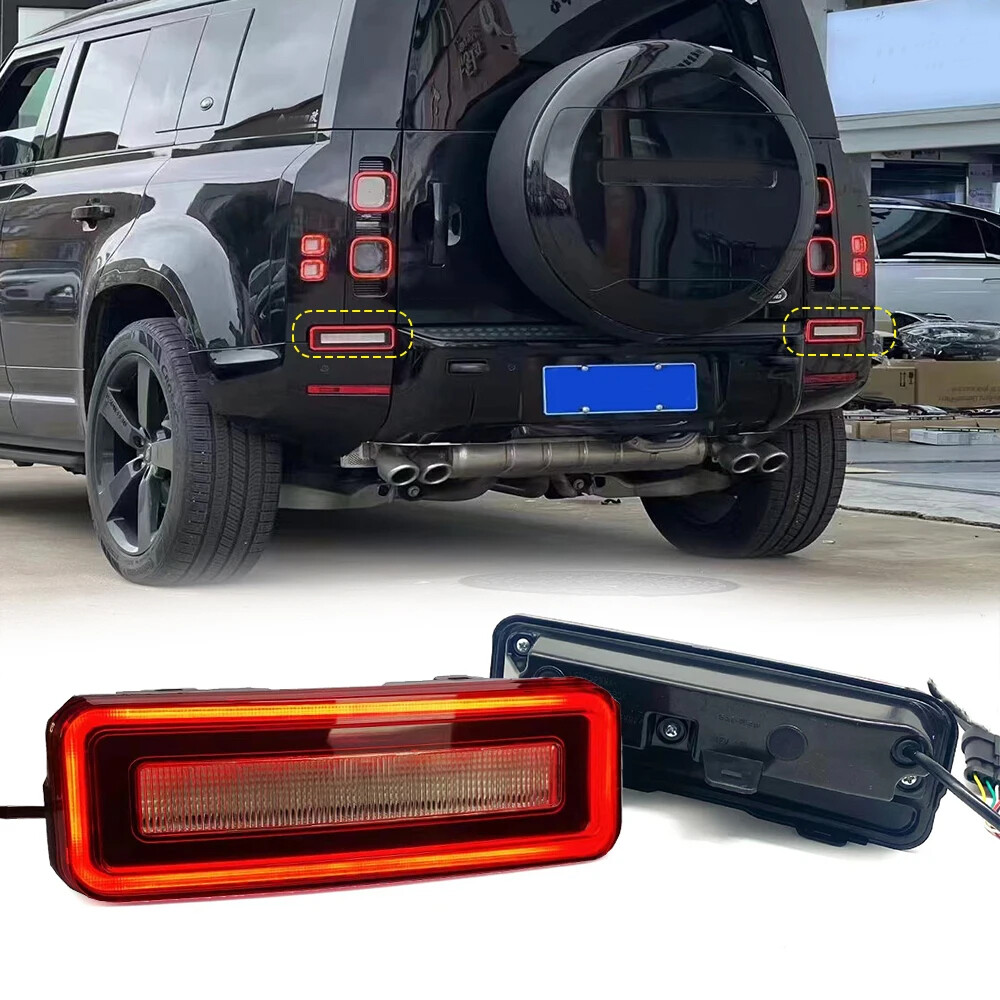 Defender Tail Light LED Tail Light Assembly Outer Lens - For Land Rover ...