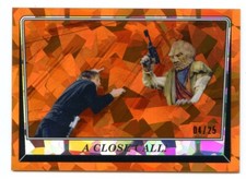 2023 Topps Star Wars Chrome Sapphire ORANGE Card 143 A Close Call!  #04/25