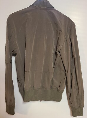 ZARA BOMBER JACKET SS22 4582/076 SIZE S GREEN MEN | eBay