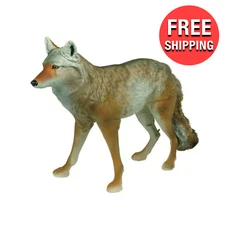 New Flambeau Master Series Lone Howler Coyote Decoy Faux Fur Tail w/ Wire Frame