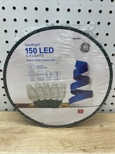 GE StayBright 150-Count 37.2-ft Constant White C5 LED Christmas String Lights