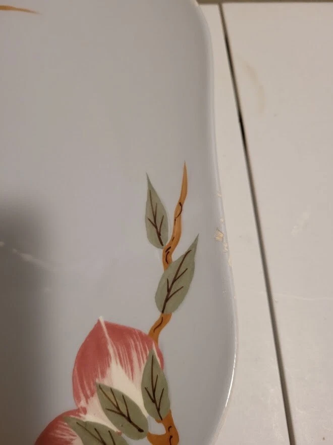 Plato con mango de plato vintage Weil Ware Tidbits mango Art Deco mediados de siglo moderno Foto 4 de 4