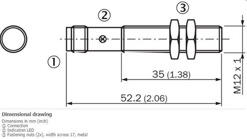Interruptor de proximidad SICK IM12-04BPS-ZCK, PNP nuevo - Imagen 3 de 4