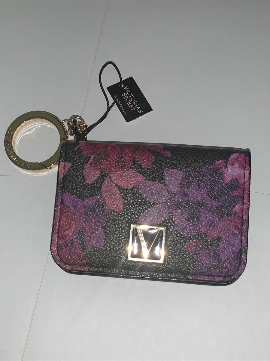 NEW Victoria's Secret Purple Midnight Floral Mini Card