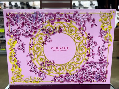 Versace Bright Crystal Eau de Toilette 4PCS Gift Set For Women | eBay