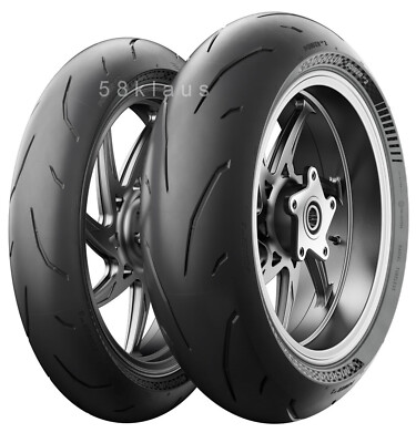 Satz MICHELIN POWER GP 2 200/55 ZR17 78W + 120/70 ZR17 58W Motorradreifen Set