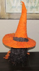 Vintage Paper Mache Witch Pinata 20" Tall Halloween Decor — photo 5