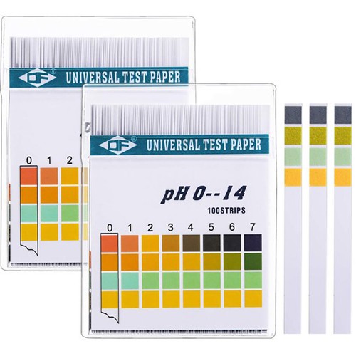 100PCS Test Strips pH 0-14 Alkaline Acid Urine Saliva Litmus Paper Kit Sticks AU - Picture 2 of 12