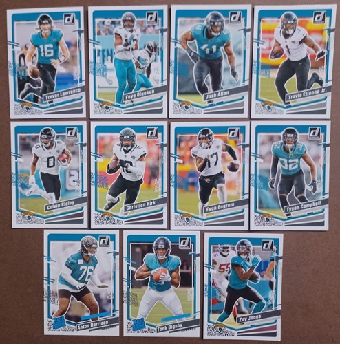 Jacksonville Jaguars 2021-2023 Donruss Team Sets W/Rookies RC Holo Press Proofs - Picture 2 of 4