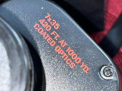 BUSHNELL CITATION 7X35 INSTA FOCUS BINOCULARS W CASE COATED OPTICS 420’ @ 1000 Y - Picture 20 of 22
